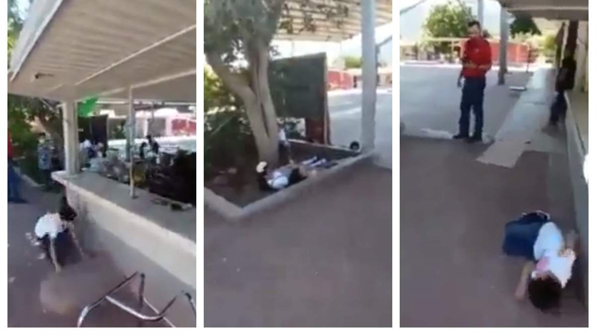 Los niños debieron tirarse al piso entre sonidos de disparos
