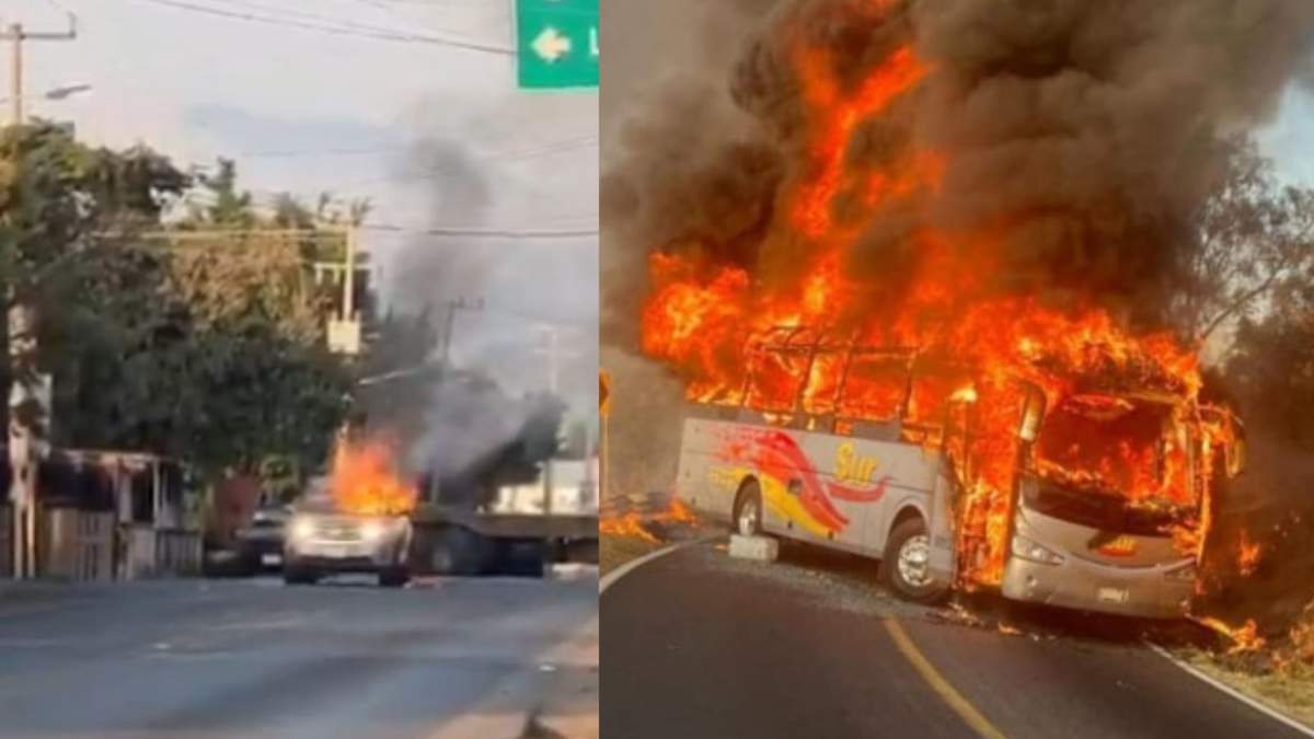 Narcobloqueos en Jalisco se trasladan a estados colindantes, informa el gobernador Pablo Lemus.