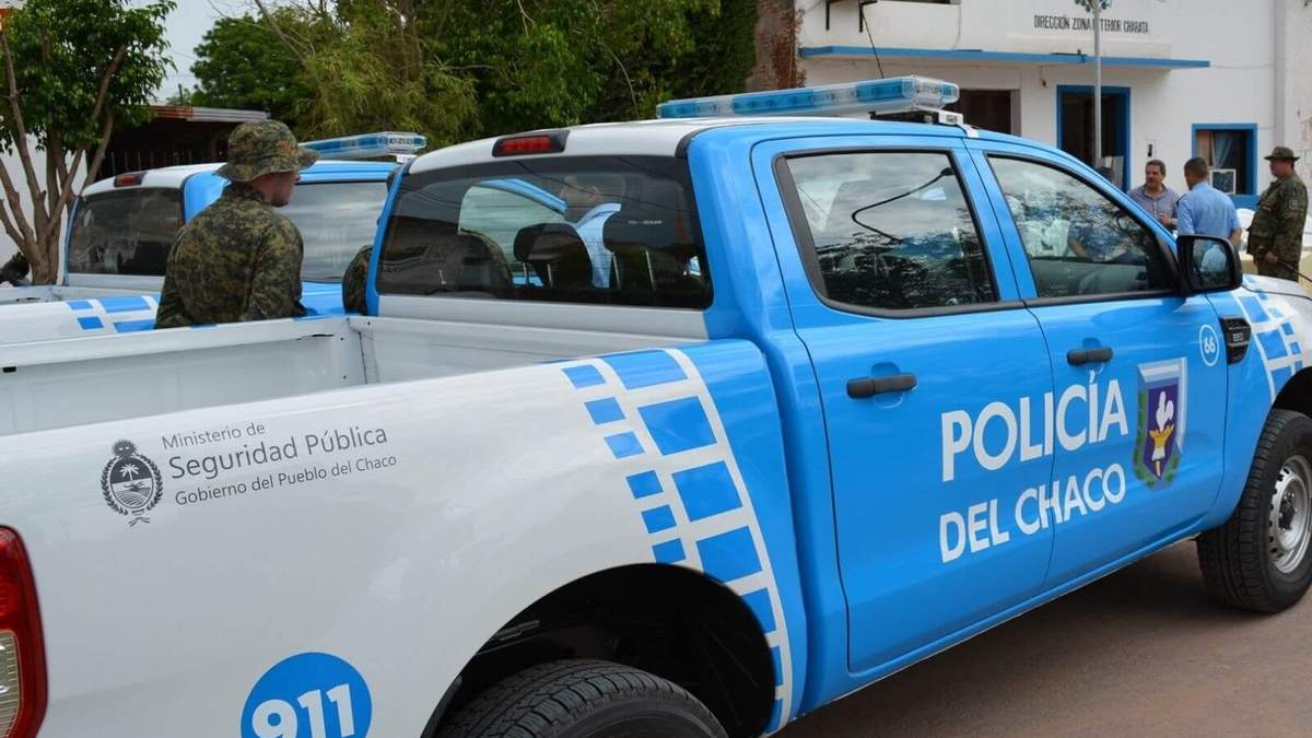 Policía de Chaco. Fuente: (Twitter)