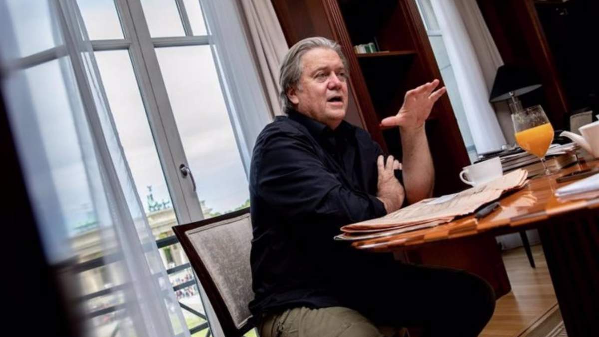 Steve Bannon, exasesor político del expresidente estadounidense Donald Trump