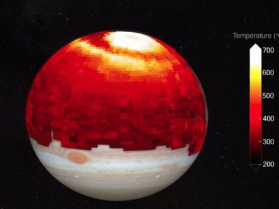 Científicos descubren una ola de calor planetaria en la atmósfera de Júpiter