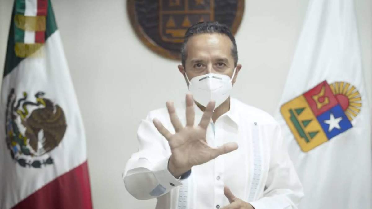 El gobernador en su mensaje de video