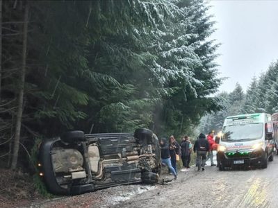 Jornada agitada para los bomberos de Villa La Angostura: asistieron a cuatro accidentes en una tarde