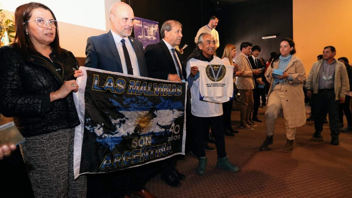 Reconocimiento de excombatientes de Malvinas. Fuente: (Facebook)