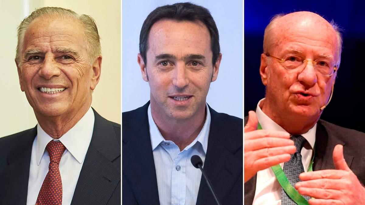 Alejandro Bulgheroni, Marcos Galperin y Paolo Rocca.