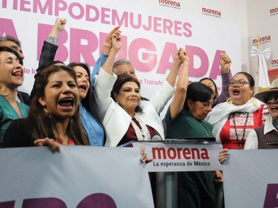 Clara Brugada se registró como aspirante de Morena para la CDMX