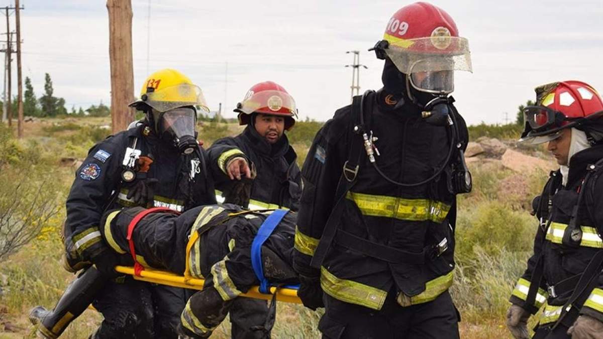 Bomberos Voluntarios. Fuente: (Neuquén Informa).