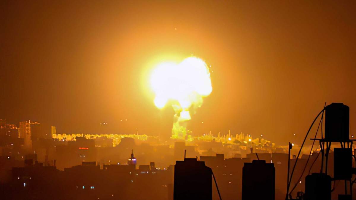 El ataque de Israel a Gaza. Fuente: (Twitter)