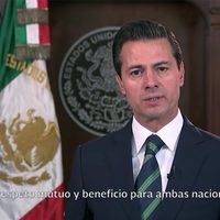 'Nunca vamos a negociar con miedo”, responde Peña a Trump
