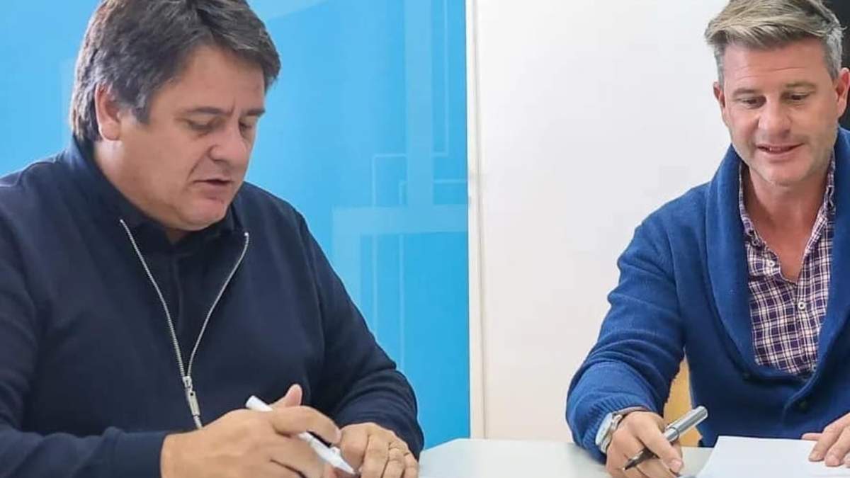 Mariano Gaido junto a Luciano Scatolini. Fuente: (Facebook).