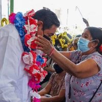 Feministas boicotean mitin de Salgado Macedonio en Taxco
