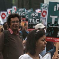 Campesinos marchan contra el gasolinazo en la CDMX
