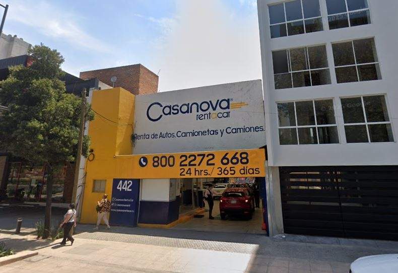 Sucursal de Casanova Rent a Car en Chapultepec, Ciudad de México
