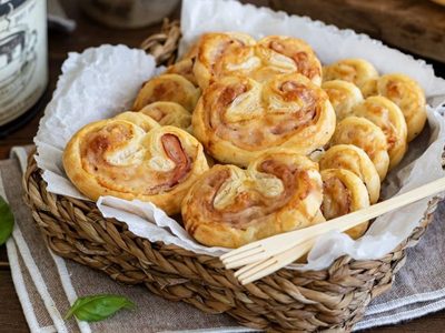 Palmeritas saladas de jamón y queso: ponete la 10 con esta opción ideal para las picadas del finde