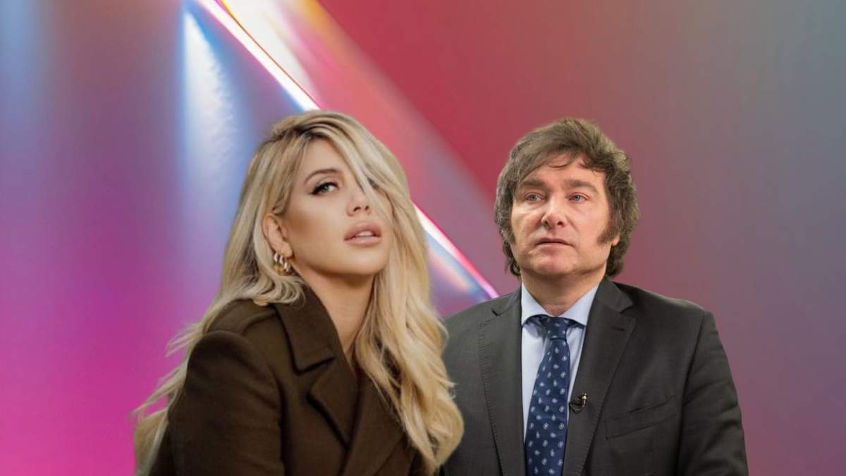 Wanda Nara y Javier Milei. Fuente: (Minuto Neuquén)