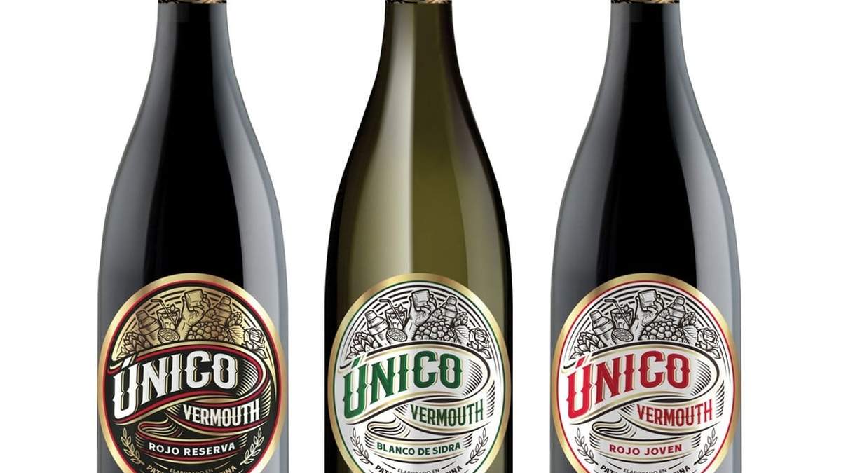 Vermouth  Premium con sello rionegrino. Fuente: (Twitter)