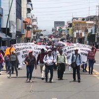 Marchan indígenas en Tumbalá, Chiapas, para exigir justicia por el asesinato de José Martín Montejo