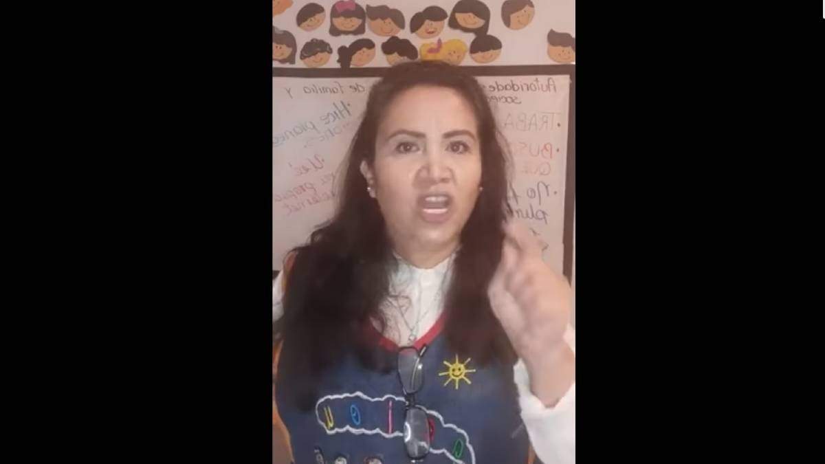 La profesora Rosy Montoya