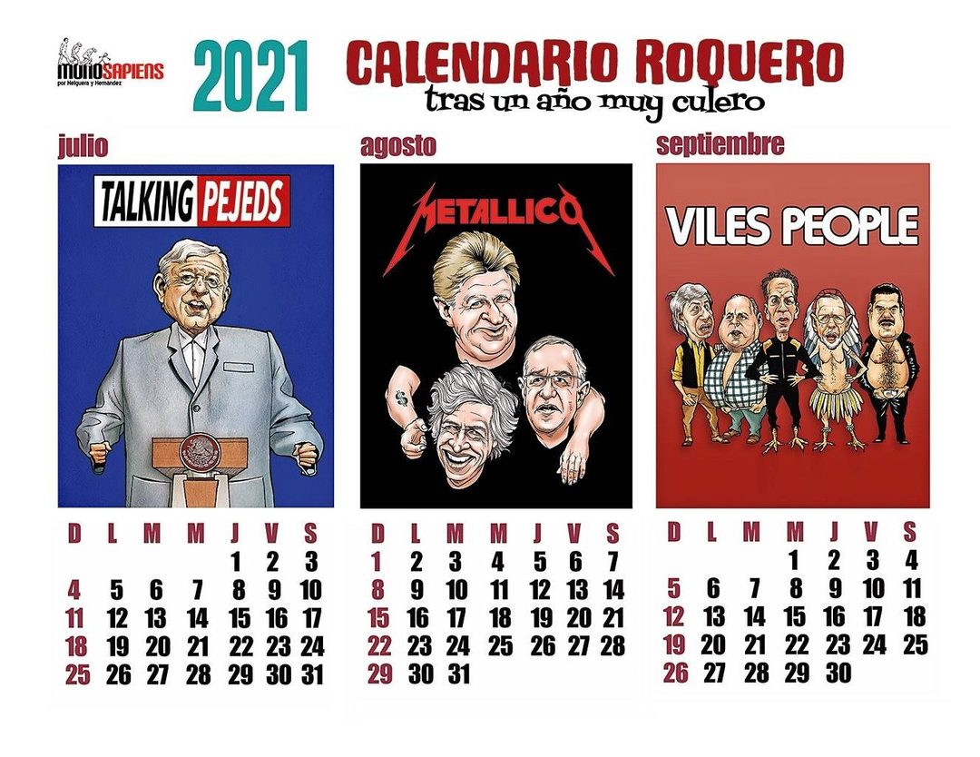 Monosapiens calendario roquero