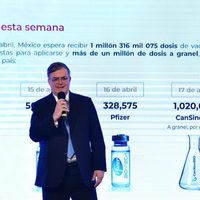 México recibirá seis millones 400 mil vacunas antes que concluya abril: Ebrard