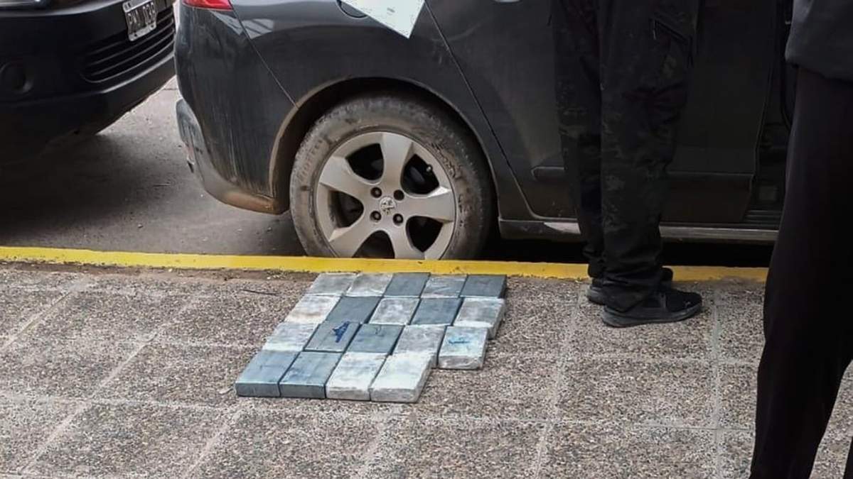 Los ladrillo de cocaína hallados. Fuente: (Neuquén Informa)