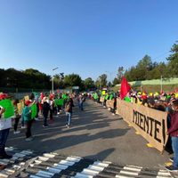 "Pueden gritar, pero no vamos a dar un paso atrás”, dice AMLO a manifestantes en Cholula