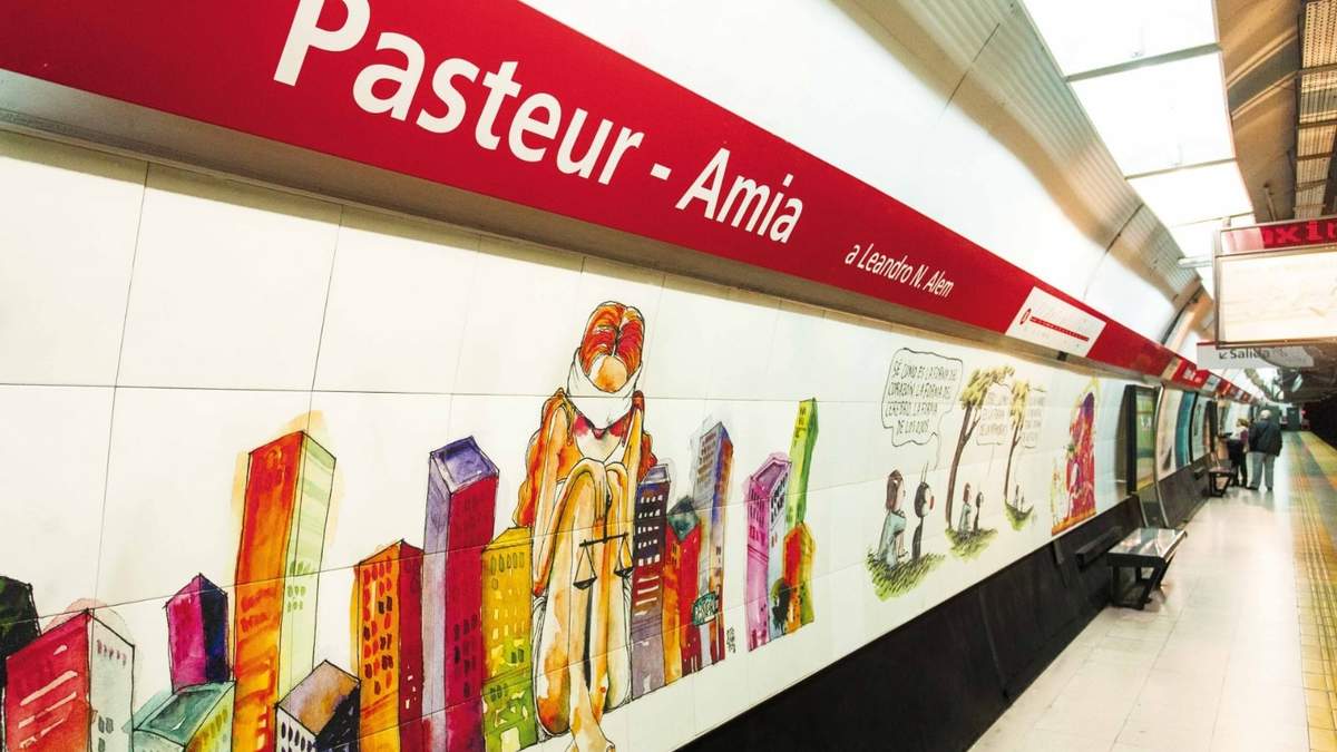 Las estaciones del subte están siendo remodeladas. Fuente: (X)