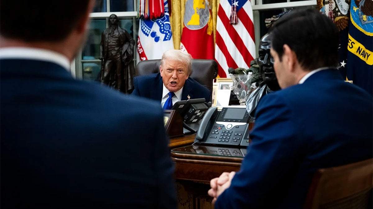 Donald Trump está hablando sin pelos en la lengua y trató a Venezuela como una empresa