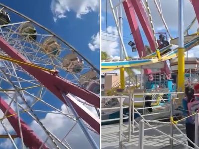 Captan la muerte de una mujer que cayó desde lo alto de una rueda de la fortuna en feria de SLP
