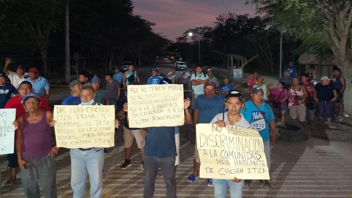 La manifestación de los artesanos