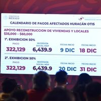 AMLO ofrece regularizar propiedades a víctimas de Otis que reconstruyan sus viviendas