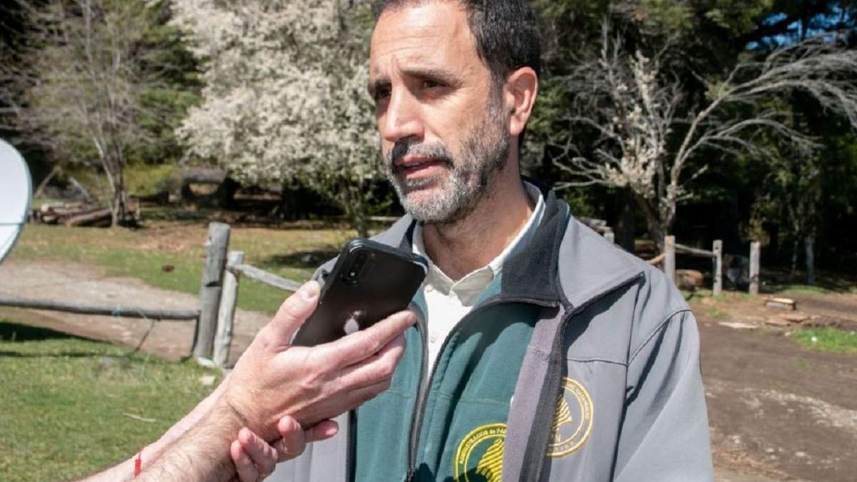 Horacio Paradela, intendente del Parque Nacional Nahuel Huapi. Fuente: (El Cordillerano)