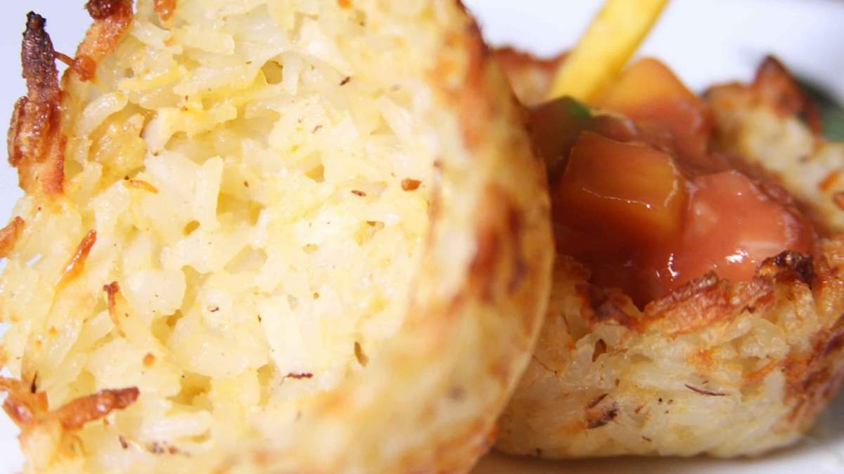 Canastitas de arroz. Fuente: (Instagram)