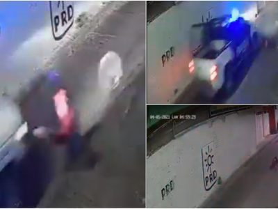 Policías atropellan a un ciclista adulto mayor y se dan a la fuga en Guanajuato (VIDEO)