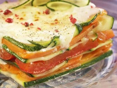 Milhojas de verduras: sin harinas y en 5 minutos, llevá a otro nivel tu almuerzo con esta recetaza