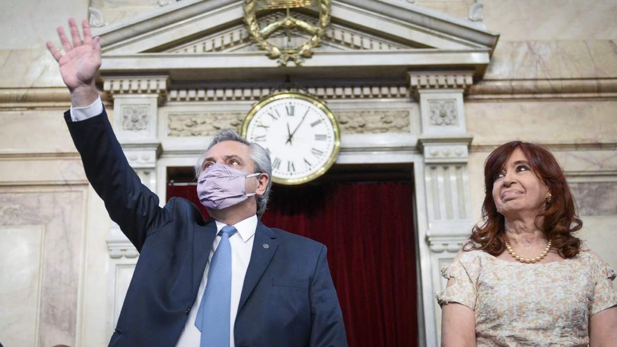 Alberto Fernández y Cristina Kirchner. Fuente: (Twitter)