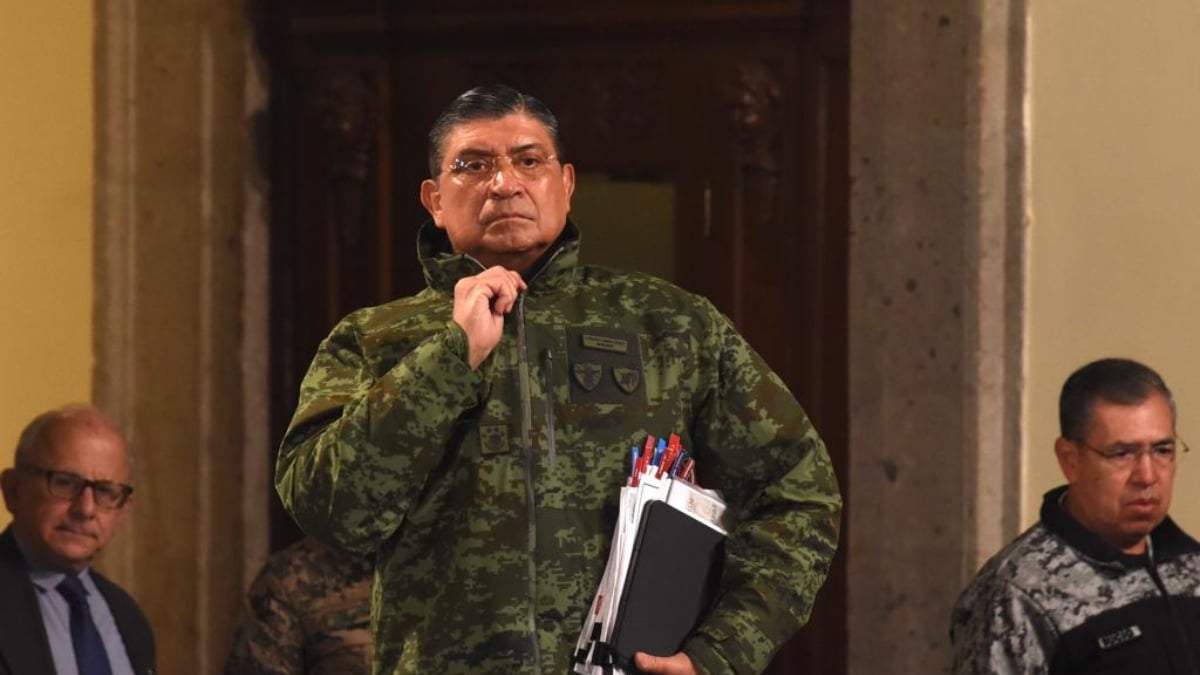 El secretario de la Defensa Nacional, Luis Cresencio Sandoval
