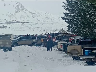 Sorprendieron a un grupo de camionetas en plena travesía en un área protegida cerrada al público