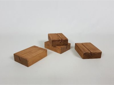 Con tacos de madera que ibas a tirar, hacé este divina deco estilo Pinterest para tu mesa de luz