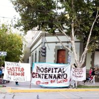 Trabajadores de salud en lucha: permanecen en Casa de Gobierno