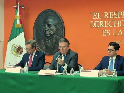 Desde Washington, Ebrard elude pregunta sobre el colapso de la Línea 12