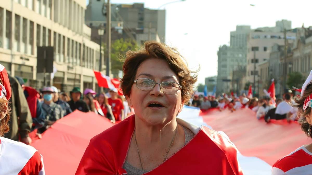 La congresista peruana