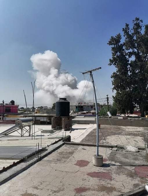 Explosión en Tultepec
