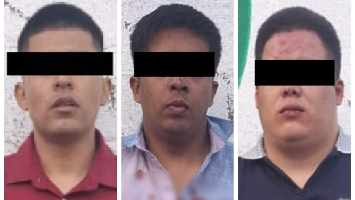 Los tres presuntos asaltantes fueron detenidos
