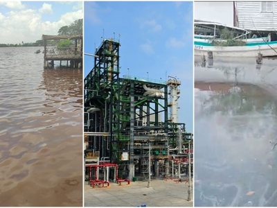 Denuncian contaminación en puerto de Dos Bocas previo a que AMLO ponga en marcha la refinería