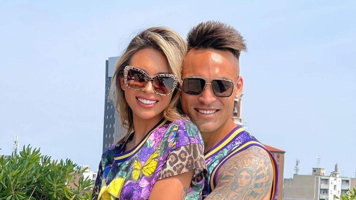 Agustina Gandolfo y Lautaro Martínez. Fuente: (Instagram)