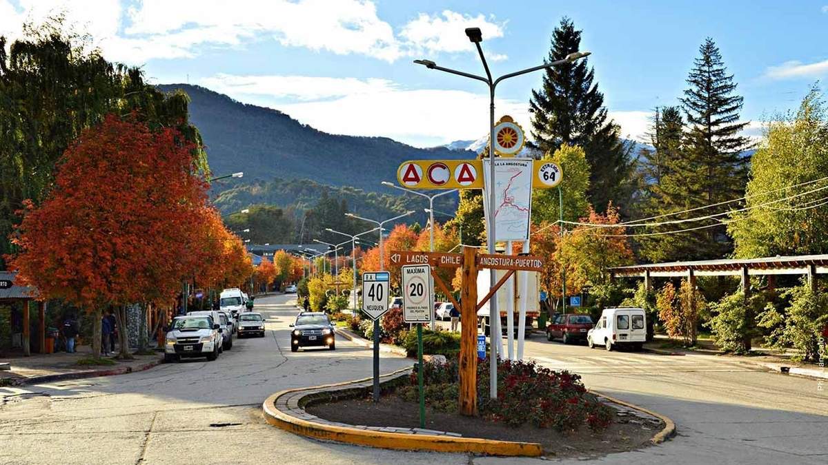 Ciudad de Villa La Angostura. Fuente: (Twitter)