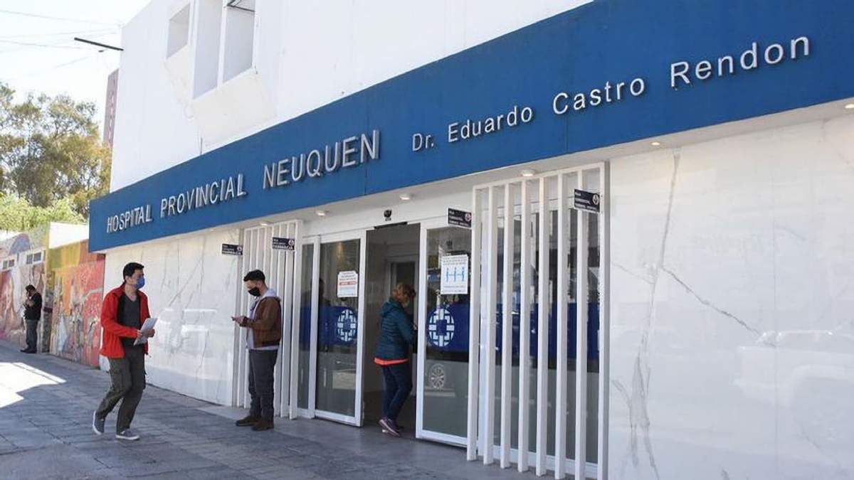 Hospital Castro Rendón, Neuquén. Fuente: (Twitter)