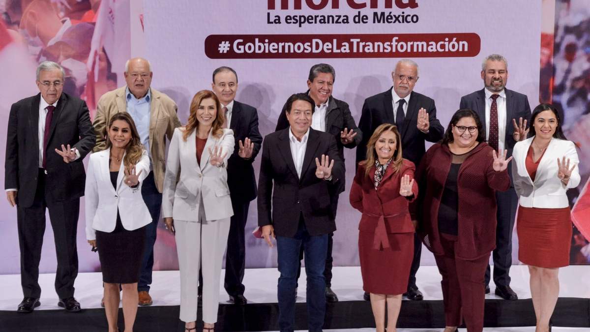 Proceso electoral 2021. Gobernadores electos de Morena