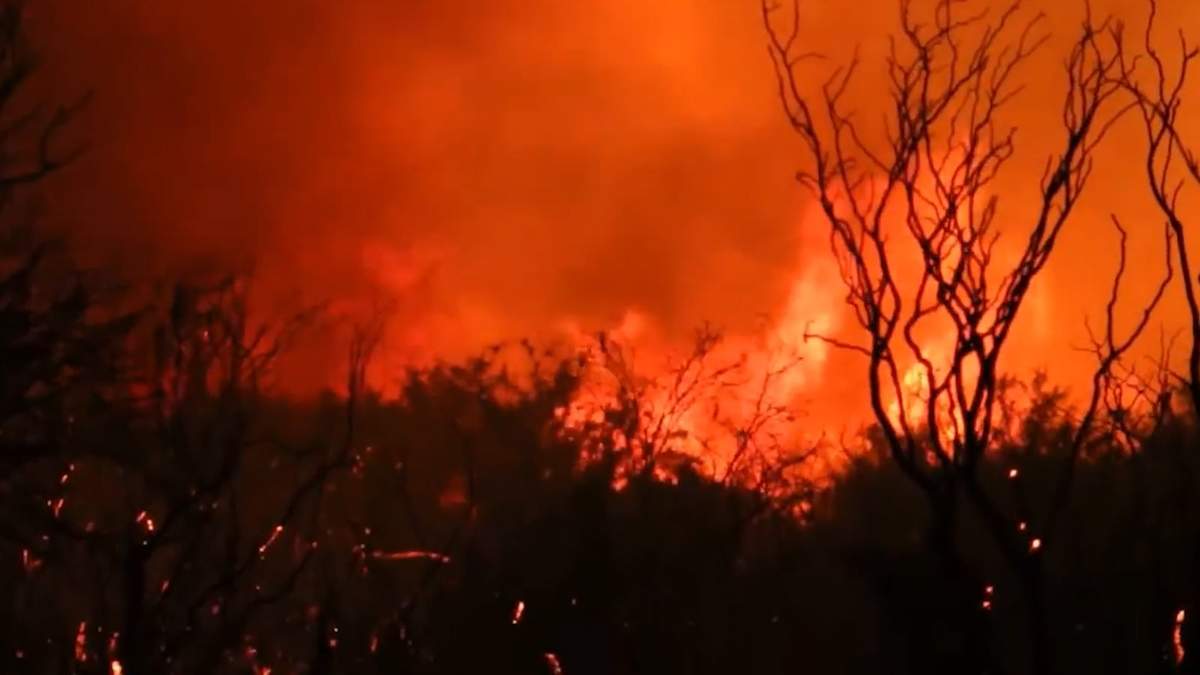 Incendios en Mendoza. Fuente: (Twitter)